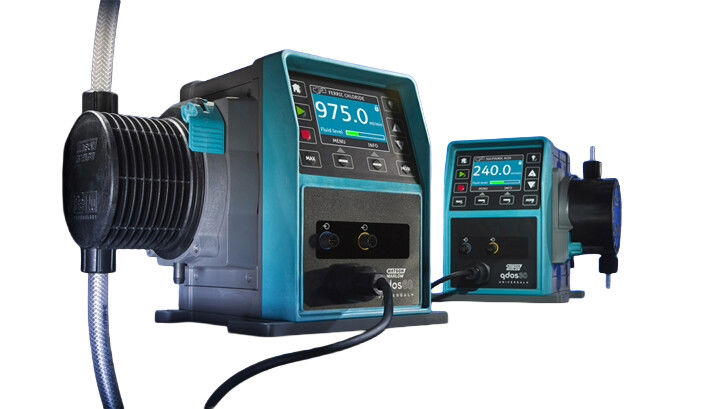 Qdos Pumpe zum Dosieren von Chemikalien