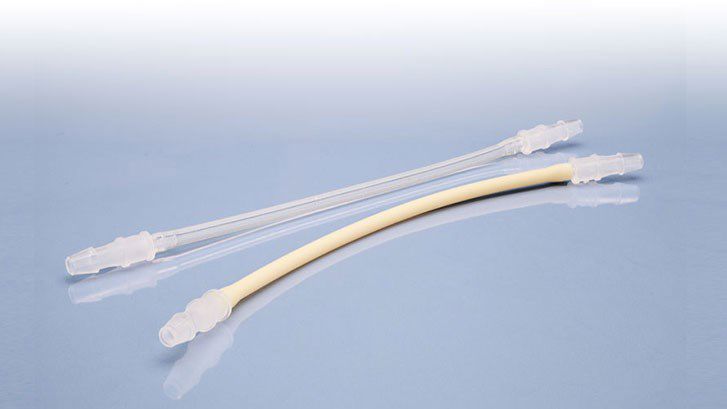 Tube elements for panel mount pumps